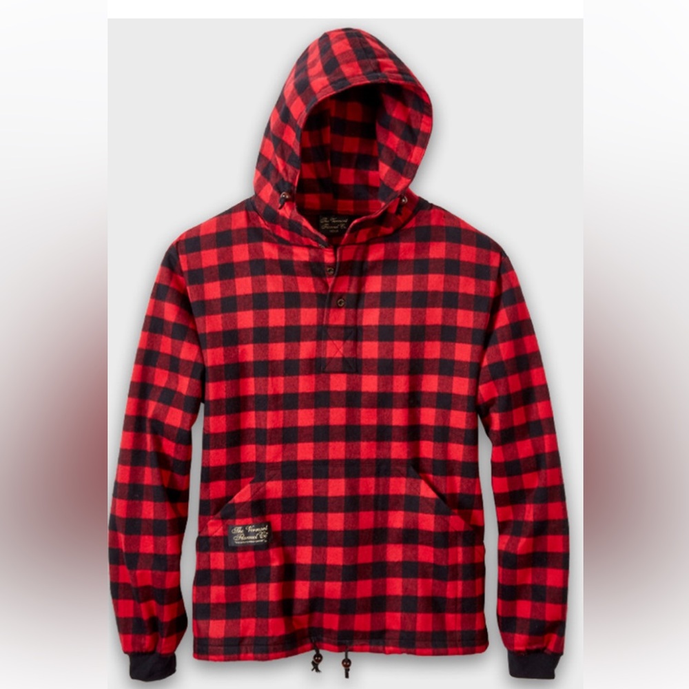 Vermont Flannel Hooded Pullover